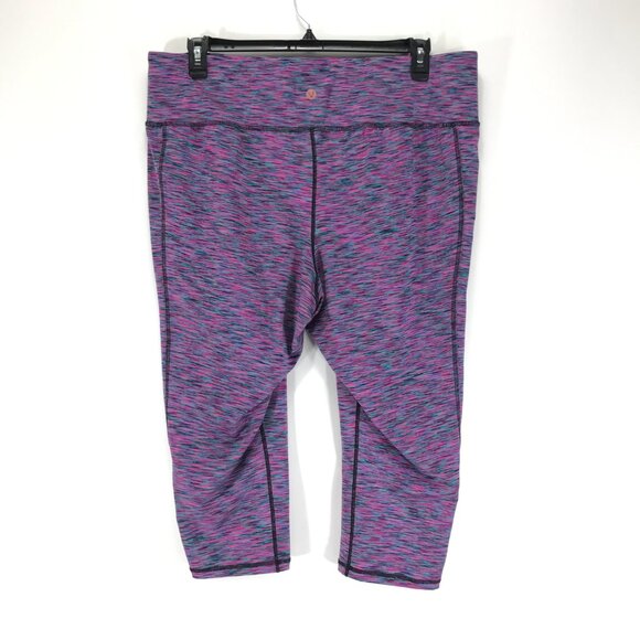 Lane Bryant LIVI Active Lattice Crop Leggings Women's Plus Size 22/24 Athletic - Picture 4 of 10